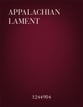 Appalachian Lament Four-Part choral sheet music cover